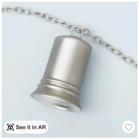 5' Metal Bells Chain Garland Antique Silver - Hearth & Hand with Magnolia - Picture 5 of 10